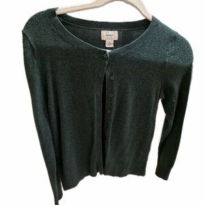 Old Navy Women's Green Cardigan Sweater